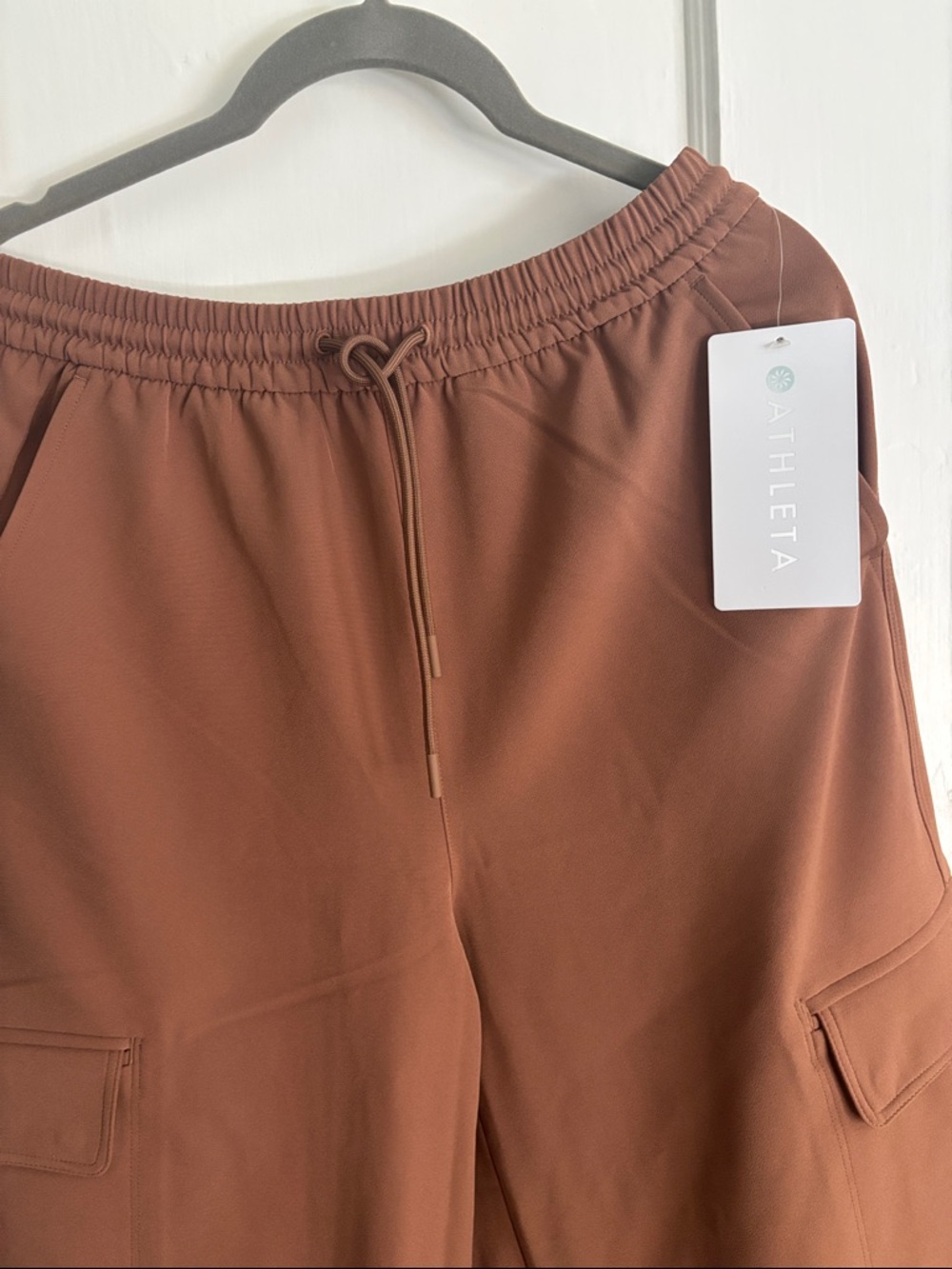 Athleta Copper Brown Cargo Joggers